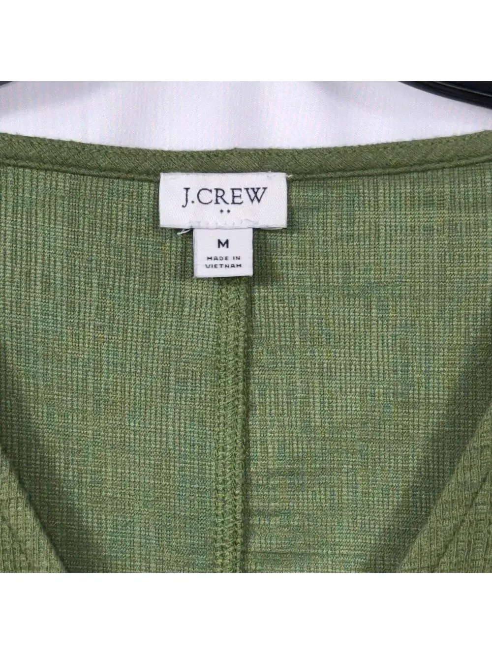 J.Crew Green Tie Front Top Size Medium